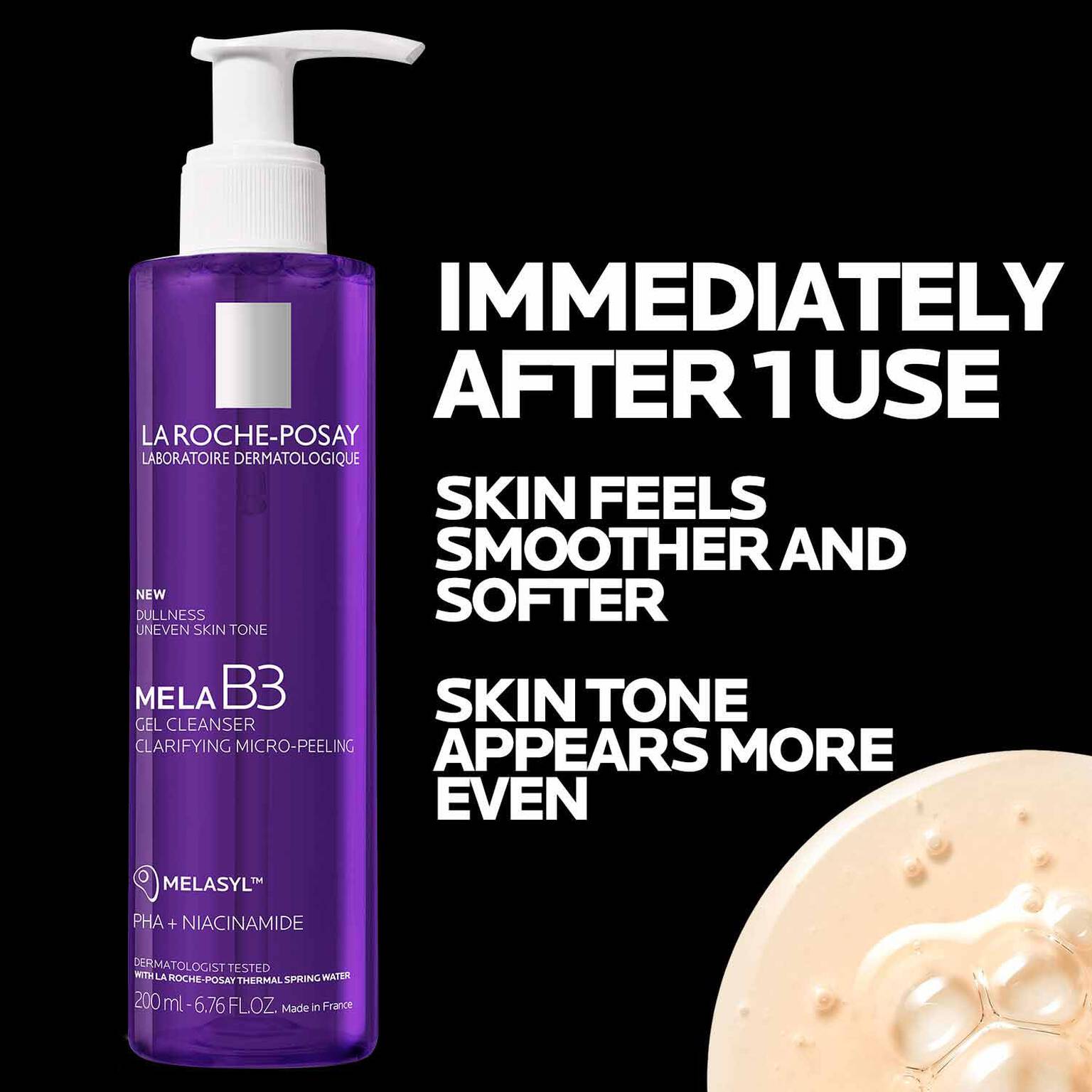 mela-b3-facial-gel-cleanser-with-melasyltm-niacinamide-j2 4_LaRochePosay-Product-MelaB3-MelaB3Cleanser-200ml-03337875890069-Benefits.jpg